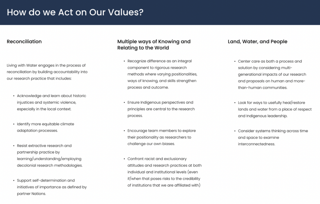 UBC Team: Values Matter