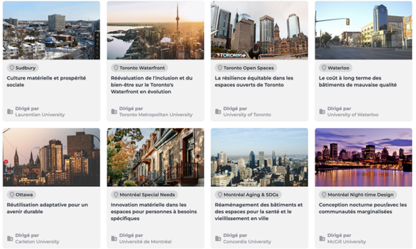 Découvrez les 14 sites de recherche coordonnés par les universités canadiennes participantes !